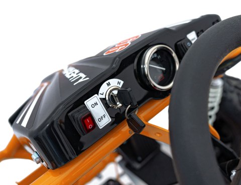 Pojazd Gokart Elektryczny MAIGHTY Pomarańczowy