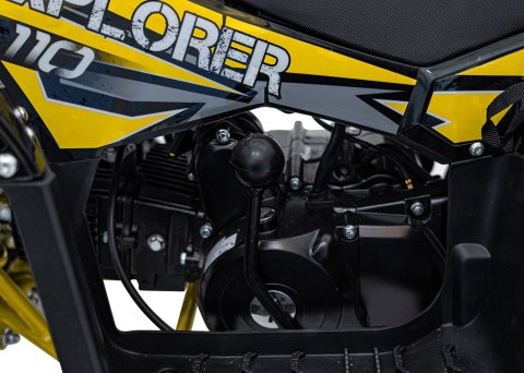 Pojazd Quad Spalinowy 110CC EXPLORER Żółty