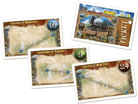 Rebel Gra Wsiąść do Pociągu Dookoła Świata - dwustronna plansza GR0750