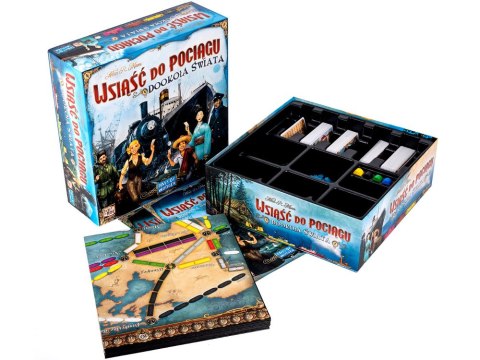 Rebel Gra Wsiąść do Pociągu Dookoła Świata - dwustronna plansza GR0750