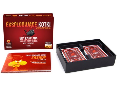 Rebel Imprezowa gra karciana Eksplodujące kotki 12+ GR0748