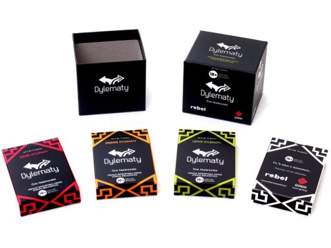 Rebel Towarzyska gra Dylematy - bezwzględna imprezówka dla dorosłych GR0755