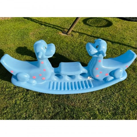 WOOPIE Bujak Dino Huśtawka Równoważna Jasno Niebieski