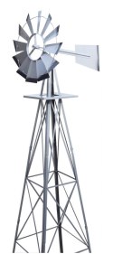 METALOWYWIATRAK OGRODOWY W STYLU AMERYKAŃSKIM OZDOBA DO OGRODU 250CM