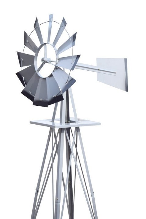 METALOWYWIATRAK OGRODOWY W STYLU AMERYKAŃSKIM OZDOBA DO OGRODU 250CM