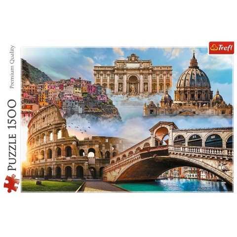 Puzzle - 1500 - Ulubione miejsca: Włochy - Trefl 26203