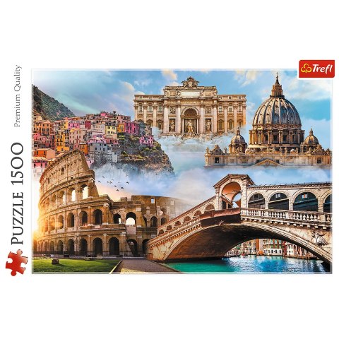 Puzzle - 1500 - Ulubione miejsca: Włochy - Trefl 26203