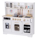 TOOKY TOY Duża Drewniana Multifunkcyjna Kuchnia Nowoczesna Akcesoria
