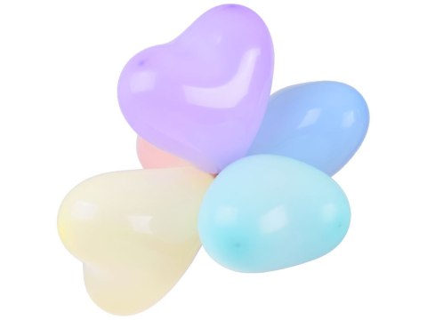 Urocze Balony w kształcie Serca Zestaw balonów serduszka 24 szt ZA5567