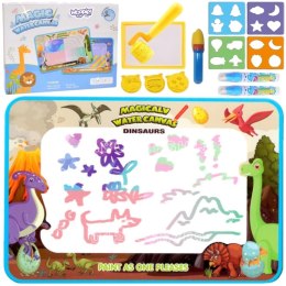 WOOPIE Magiczna Mata do Malowania Wodą XXL Pieczątki Cyferki 100cm