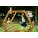 Classic World Edu Drewniany Zestaw Wspinaczkowy Heksagenalny Plac Zabaw