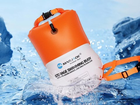 Dmuchana Bojka Asekuracyjna do Pływania Suchy Dry Bag 10L SP0827