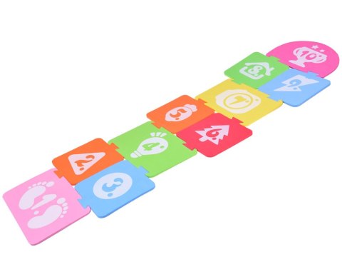 Dynamiczna gra ruchowa GRA W KLASY - piankowe puzzle ZA5610