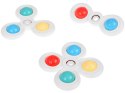 Kolorowy Fidget Spinner Zabawka sensoryczna antystresowa dla dzieci ZA5576