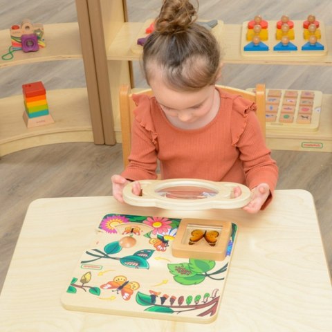 MASTERKIDZ Duża Drewniana Lupa Discovery