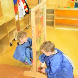 MASTERKIDZ Okno Do Malowania Sztaluga Dwustronna