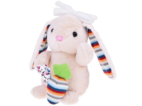 Pluszowy króliczek pozytywka przytulanka maskotka kołysanka ZA5585