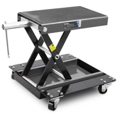 Podnośnik motocyklowy 12-37cm udźwig do 500kg wózek manewrowy do motocykla