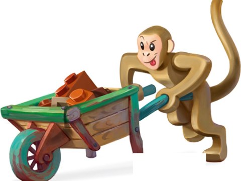 Rebel Gra planszowo-konstrukcyjna LEGO Monkey Palace GR0774