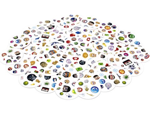 Rebel Karciana gra Dobble Marvel Emoji - okrągłe karty do gry GR0773