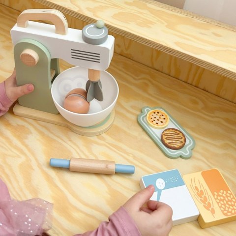 WOOPIE GREEN Drewniany Mikser Kuchenny Blender z Akcesoriami 11 el.