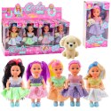 Zestaw Mini Laleczka W Sukience Piesek Lalka Pupil Mix 12cm