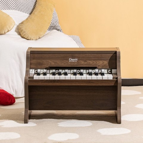 CLASSIC WORLD Drewniane Pianino Klasyczne + Książeczka do Nauki