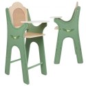 CLASSIC WORLD Drewniane Wysokie Krzesełko do Karmienia Vintage