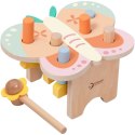 CLASSIC WORLD Wbijak Pastelowy Motylek Montessori z Młoteczkiem