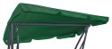 Części Zapasowe do Huśtawki Ogrodowej 8011 Materiał na Daszek Zielony