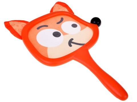 Kolorowe rakietki w kształcie zwierząt +2piłeczki dla najmłodszych ZA5605