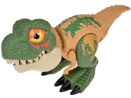 Ruchomy DINOZAUR Tyranozaur Rex Dźwięk + światło ZIELONY ZA5589