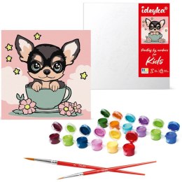 Zestaw malowanie po numerach Słodki szczeniaczek KHO6270 Kids 25x25 AP0051