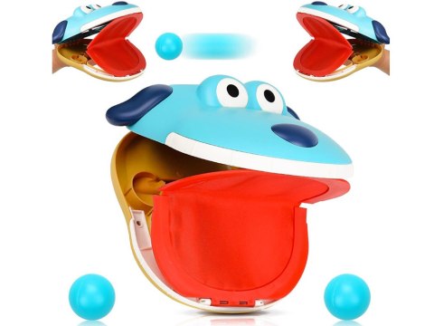 Zestaw sportowy - gra zręcznościowa Wyrzutnia PIES + 4 piłki ZA5604