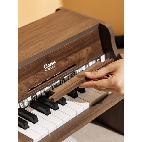CLASSIC WORLD Drewniane Pianino Klasyczne + Książeczka do Nauki