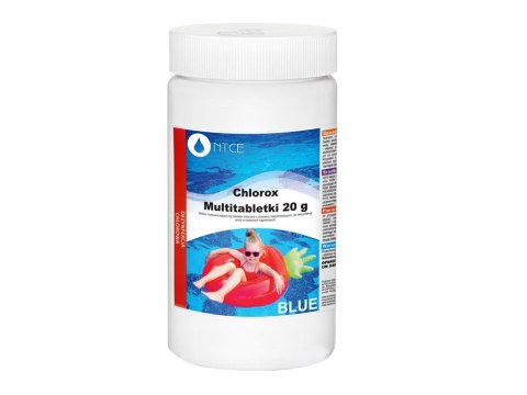Chlorox Multitabletki Chlorox 20g Chemia do basenu 1KG BLUE