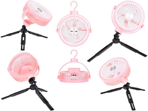 Cichy Wiatrak biurkowy Wentylator Bezprzewodowy USB 3 x nawiew ZA5609