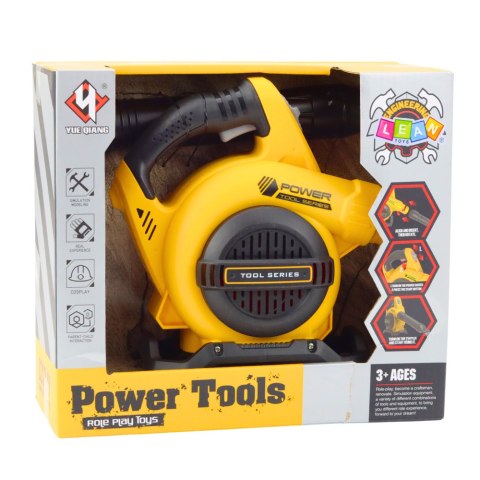 Dmuchawa Ogrodowa Do Liści Na Baterie Dźwięki Żółta