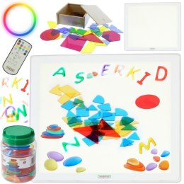 MASTERKIDZ Kwadratowy Panel Świetlny LED Kolorowy + Zestaw Akcesoriów