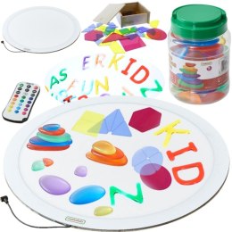 MASTERKIDZ Okrągły Panel Świetlny LED Kolorowy + Zestaw Akcesoriów
