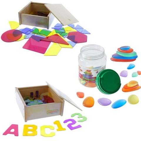 MASTERKIDZ Panel Świetlny LED Zmiana Kolorów Pilotem + Zestaw Akcesoriów