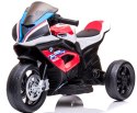 Motorek na akumulator BMW HP4 CZERWONY, muzyka, światła, dla dzieci 2-5 lat