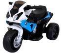 Motorek na akumulator dla dzieci BMW S1000rr NIEBIESKI, muzyka, światełka