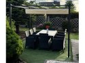PERGOLA ogrodowa Para Sole ESTIVO 3x3x2,4m Wodoodporne zadaszenie SP0835