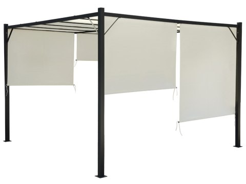 PERGOLA ogrodowa Para Sole ZONA 3x3x2m Wodoodporne zadaszenie ROLETY SP0836