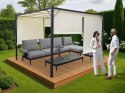 PERGOLA ogrodowa Para Sole ZONA 3x3x2m Wodoodporne zadaszenie ROLETY SP0836
