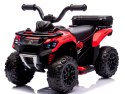 Quad J9 CZERWONY na akumulator dla dzieci, muzyka, światło