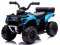 Quad J9 NIEBIESKI na akumulator dla dzieci, muzyka, światło