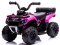 Quad J9 RÓŻOWY na akumulator dla dzieci, muzyka, światło
