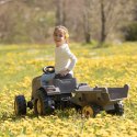 SMOBY Traktor XXL Szary na Pedały z Przyczepką